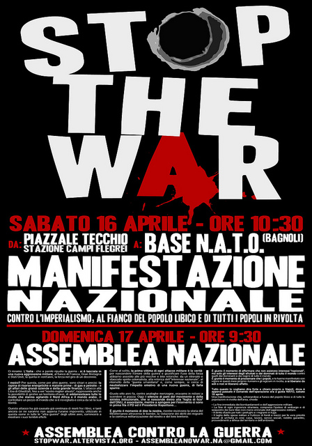 Assemblea No War a Napoli